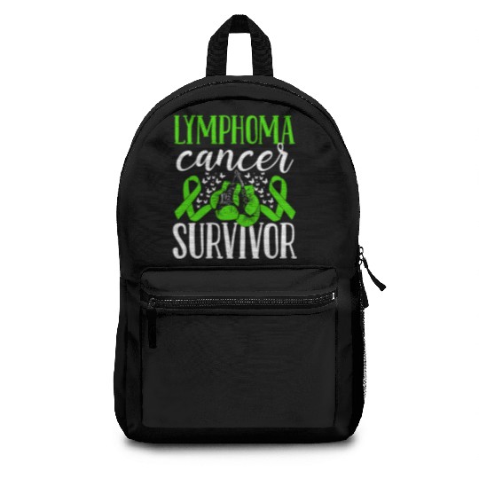 Lymphoma Cancer Awareness Ribbon Gloves Survivor Backpacks