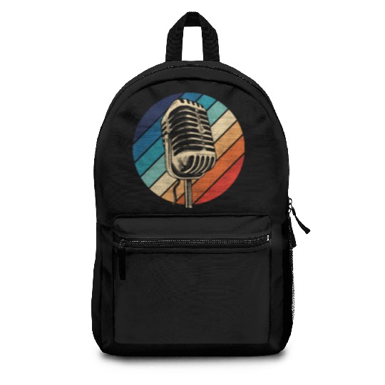 Karaoke Singer Microphone Vocalist Backpacks
