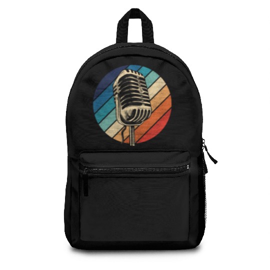 Karaoke Singer Microphone Vocalist Backpacks