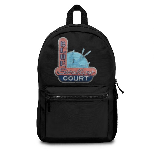 Blue Swallow Court Route 66 Tucumcari Backpacks