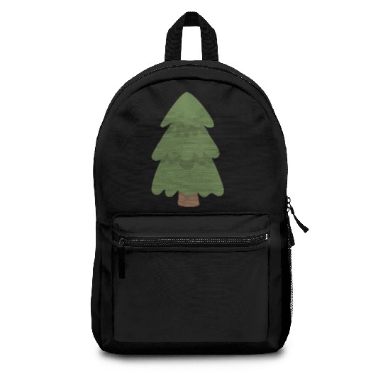Cartoon Evergreen Tree Backpacks