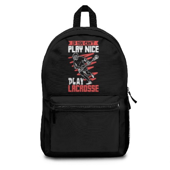 Lacrosse Player Lacrosse Coach Lax Player Sports Backpacks