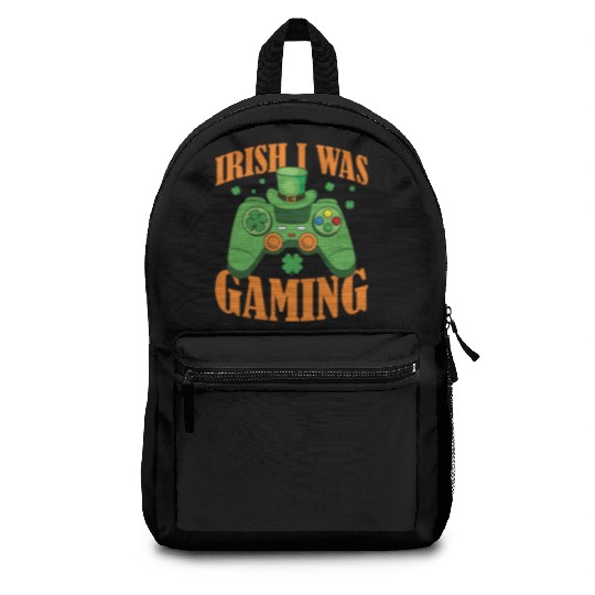 Luckiest St Patrick's Day ever Irish Outfits Gamer Backpacks
