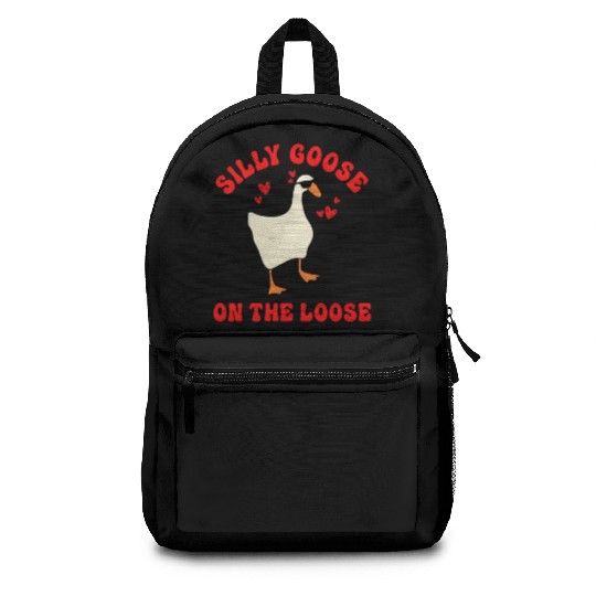 Silly Goose On The Loose Funny Backpacks