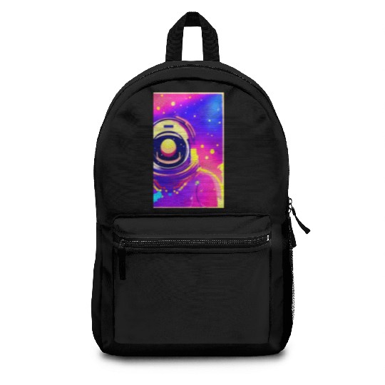 Astronaut neon colors Backpacks