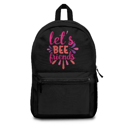 Let's bee friends Backpacks