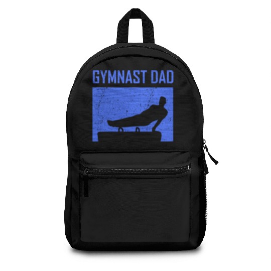 Gymnast Dad Sports Gymnasts Lover Gymnastics Backpacks