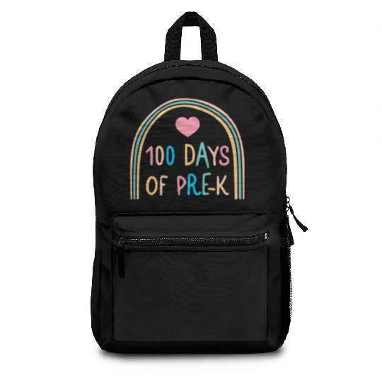 School Backpacks, 100 Days Of Pre-K Rainbow Heart Backpacks