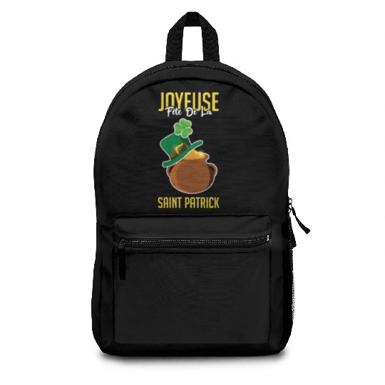 Saint Paddy Shamrock Happy Saint Patrick Day Backpacks