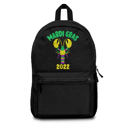Mardi Gras 2022 Mardi Gras Crawfish Outfit Women K Backpacks