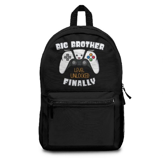 Big Brother Finally Big Bro Gamer Promoted Son Backpacks