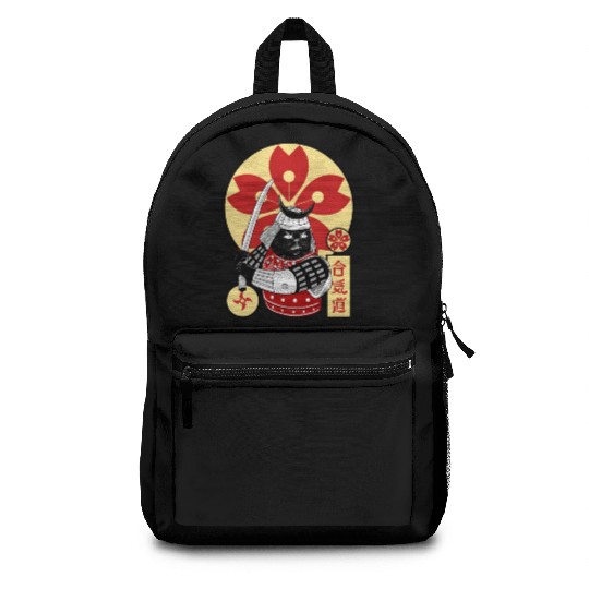 Samurai Cat Backpacks