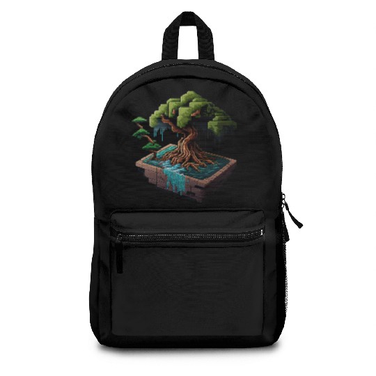 8 Bit Bonsai Tree Backpacks