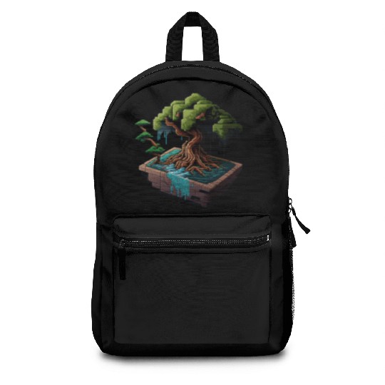 8 Bit Bonsai Tree Backpacks