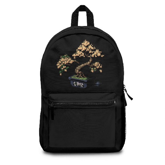 8 Bit Bonsai Tree Backpacks
