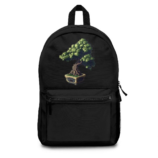 8 Bit Bonsai Tree Backpacks