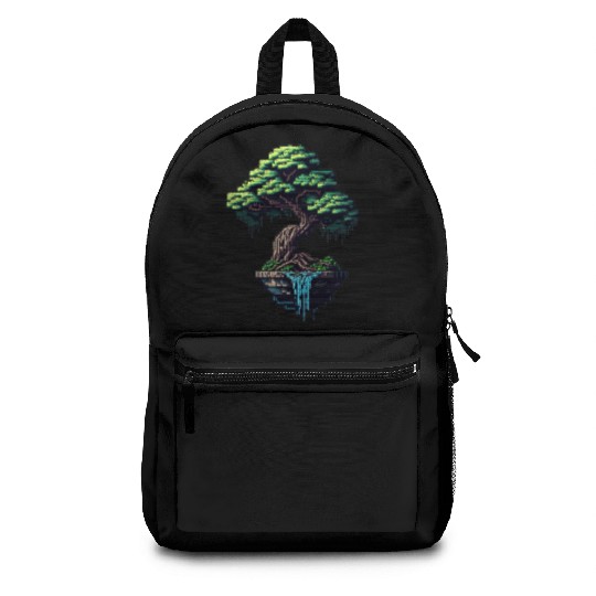 8 Bit Bonsai Tree Backpacks