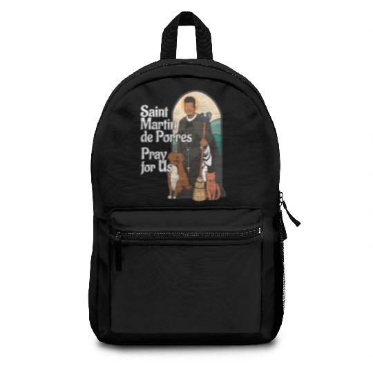 St Martin de Porres African American Black Saints Backpacks