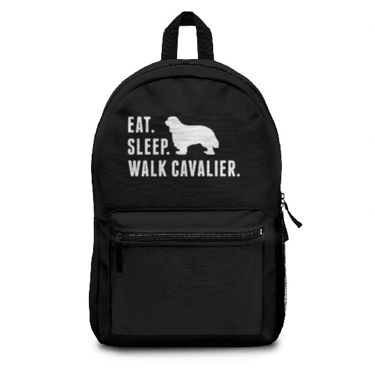 Eat Sleep Walk Cavalier King Charles Spaniel Backpacks