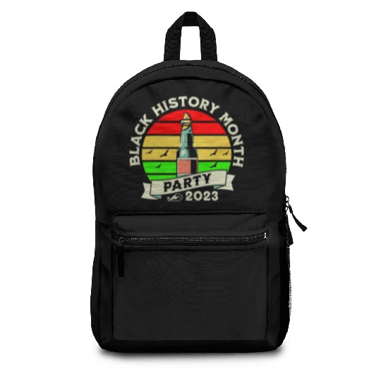 black history month Backpacks