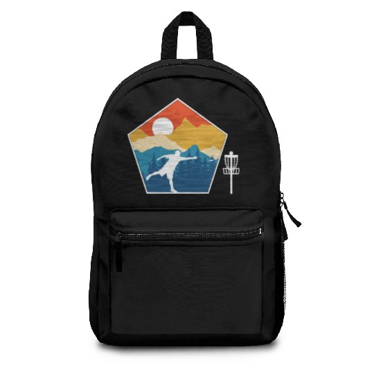 Disc Golf Disc Golfing Ultimate Frisbee Natur Backpacks
