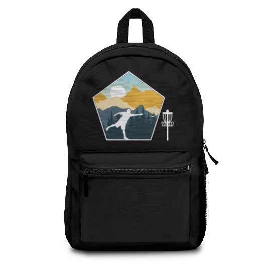Disc Golf Disc Golfing Ultimate Frisbee Natur Backpacks