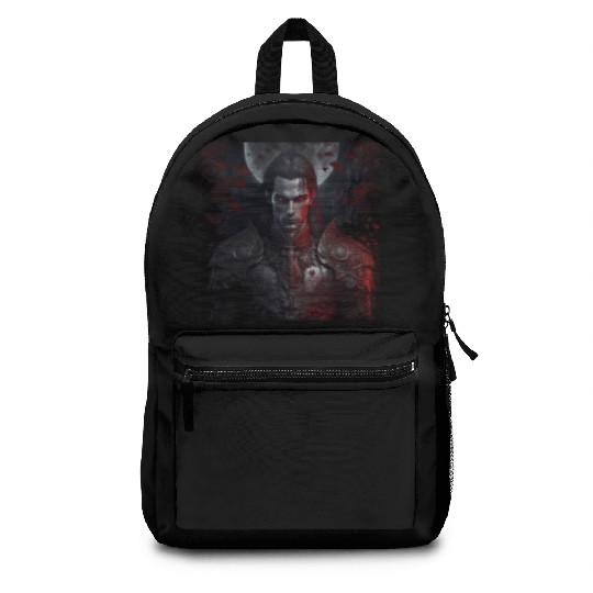 Dark fantasy vampire version 8 Backpacks