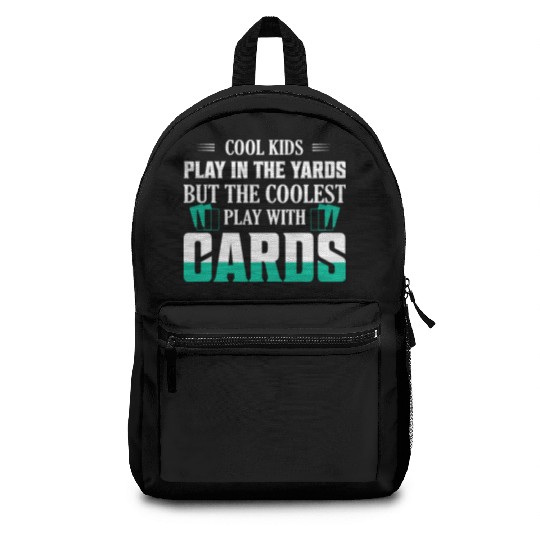 Cool Kids Play In The Yards Funny TCG Trading Car Backpacks
