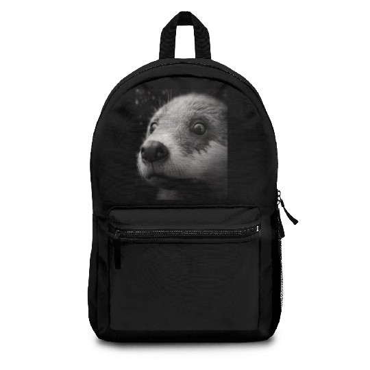 Fashionable Otter Design Cool Sea Otter With Blue Backpacks