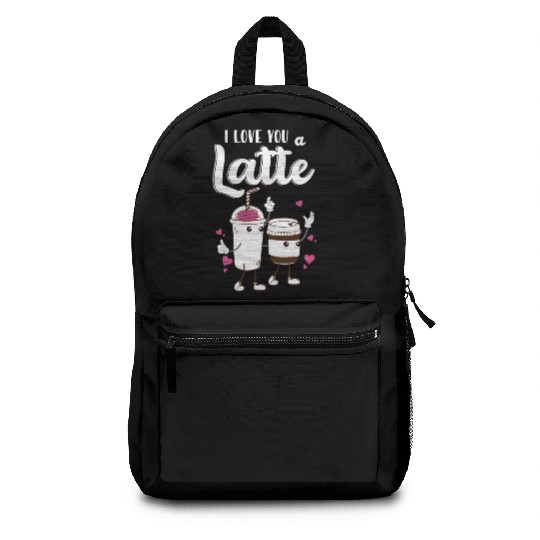 I Love You A Latte Backpacks