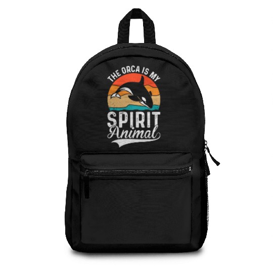 The Orca My Spirit Animal Backpacks