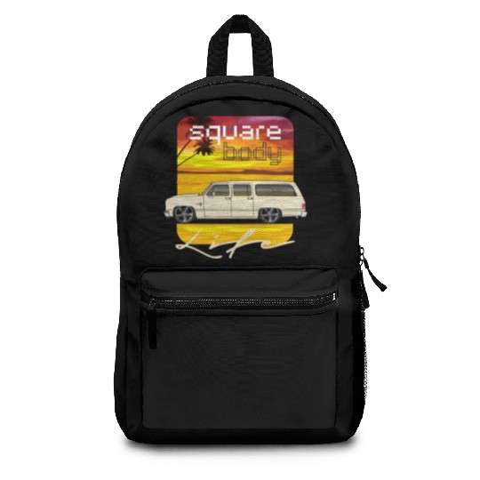 square Santa Fe Tan Backpacks