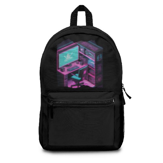 Future Isometric Room - Gamer Backpacks