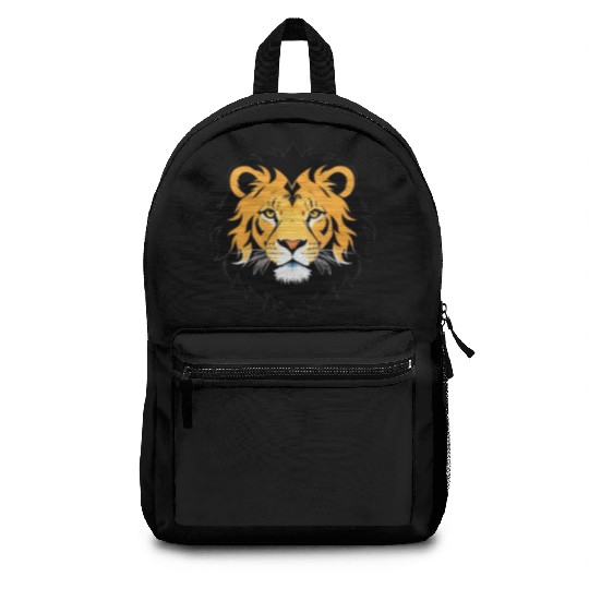 Royal Cartoon Lion - King of the Jungle 16 Backpacks