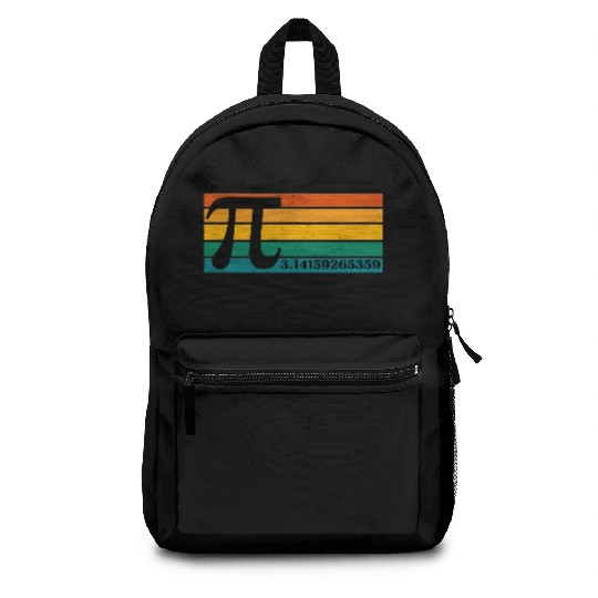 Pi Pi Day Retro Vintage Backpacks
