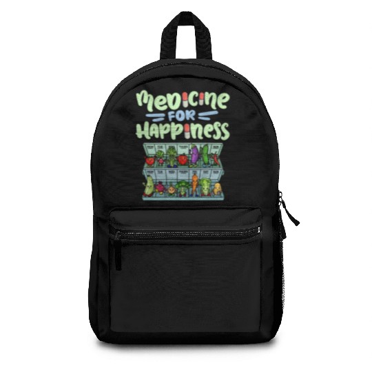 Medicine For Happiness Vegetable Dose Daily Backpacks