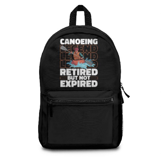Canoe Canoeing Canoeist Retired Backpacks