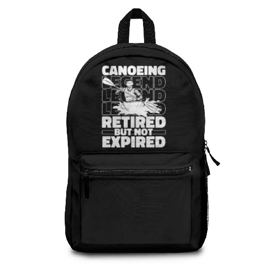 Canoe Canoeing Canoeist Retired Backpacks