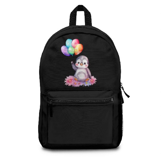 Penguin Animal Cute Antarctica Bird Zoo Winter Backpacks