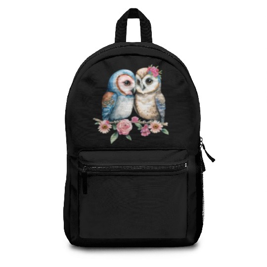 Owl Animal Cute Wild Bird Zoo Forest Nature Child Backpacks