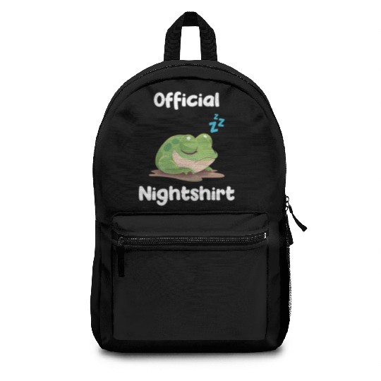 Cute Frog Sleepshirt Nightwear Nightshirt Sleep Backpacks