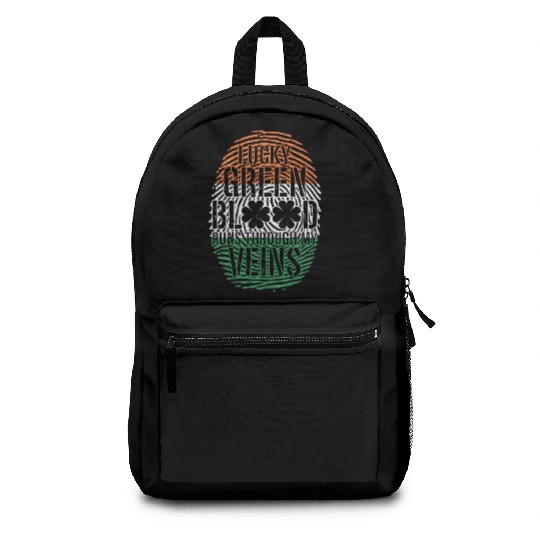Lucky Green Blood Runs Through My Veins - St Backpacks