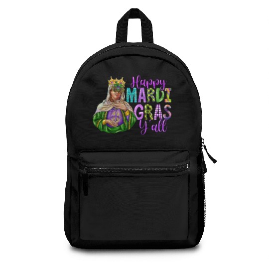Happy mardi gras yall Backpacks