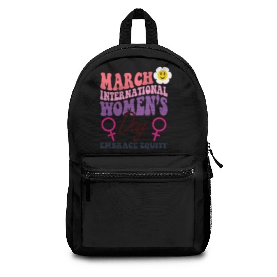 International Women's Day 2023 Theme Embrace Equit Backpacks