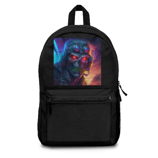 ZOMBIE IRON MAIDEN (version 9) Backpacks