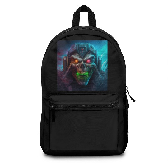 ZOMBIE IRON MAIDEN (version 8) Backpacks
