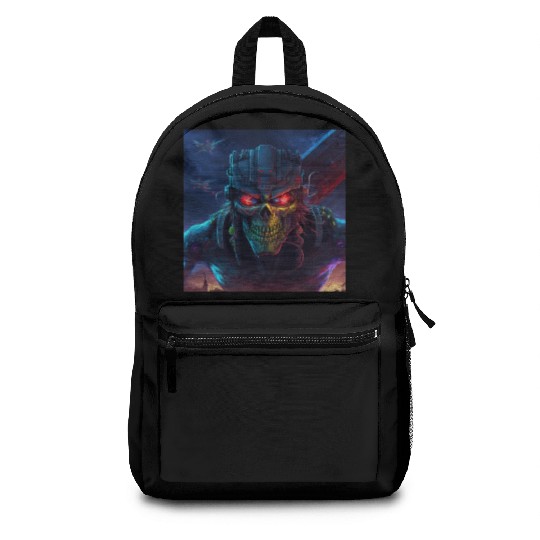 ZOMBIE IRON MAIDEN (version 11) Backpacks