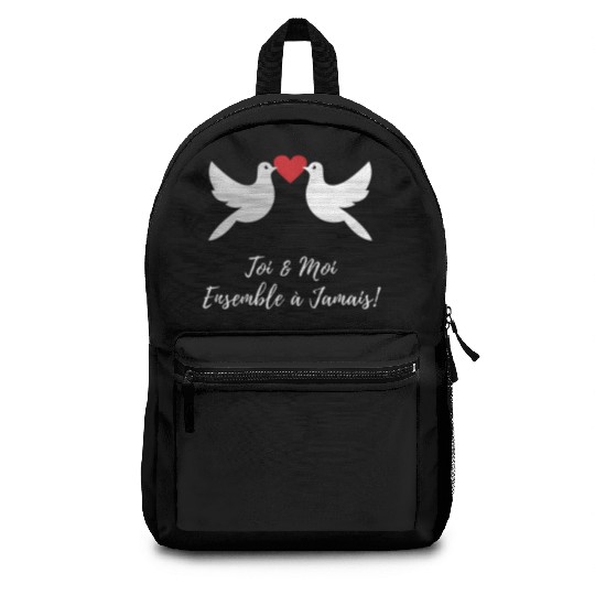 Idée cadeaux couples :Toi et moi ensemble à jamais Backpacks