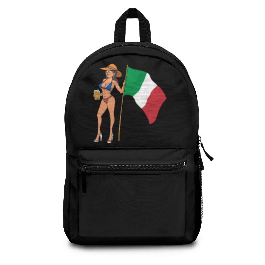 Hot Fan Girl Italy Backpacks