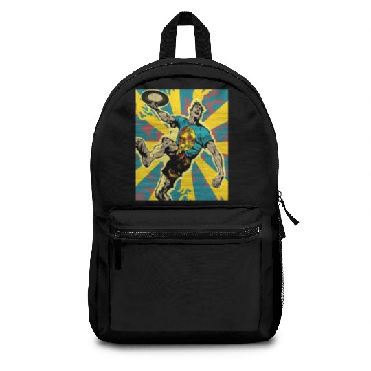 Ultimate Frisbee Retirement Appreciation Pop Art Backpacks